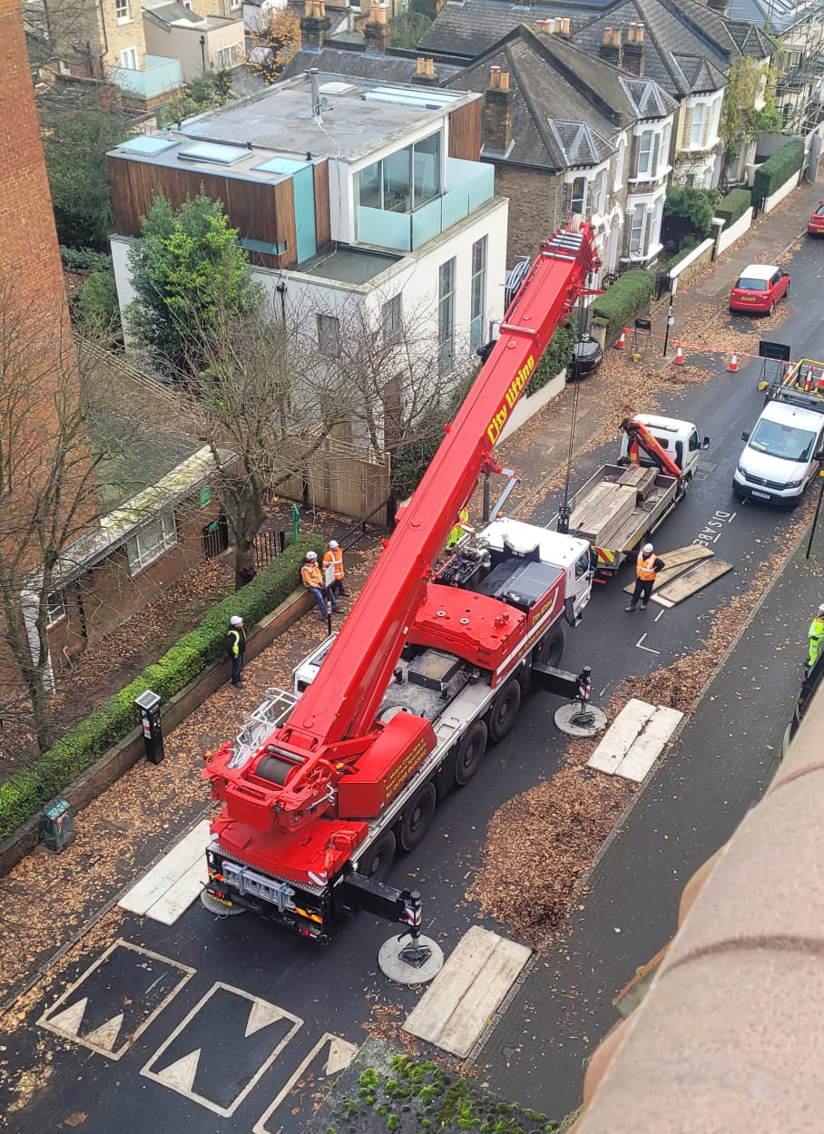 Successful Crane Lift on Large Re-Roofing Project